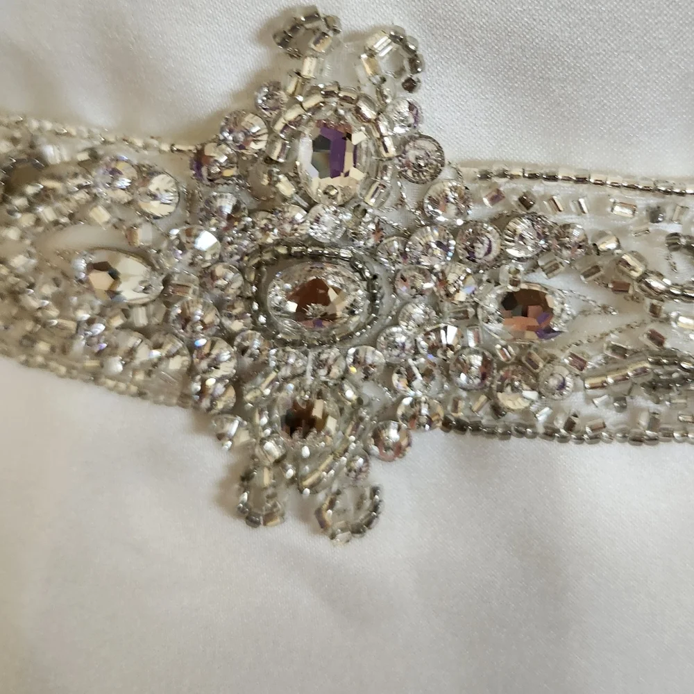 Davids Bridal Galina Tea Length Sleeveless Bridal Retro '50s '60s Gown Size 14‎